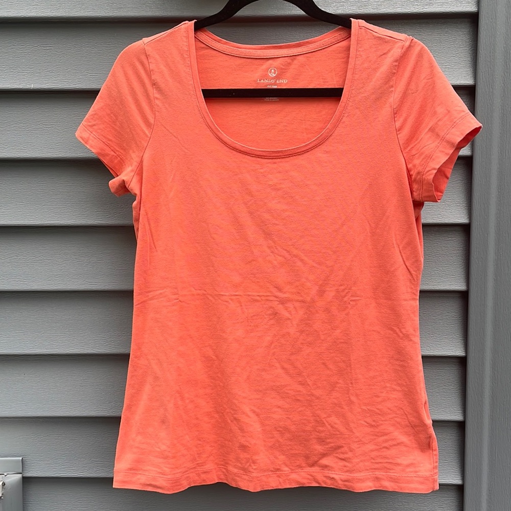 Lands’ End Peach T-Shirt